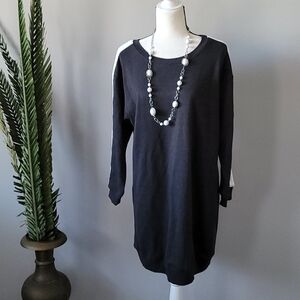 No Comment Plus long sleeve sweatshirt tunic NWOT